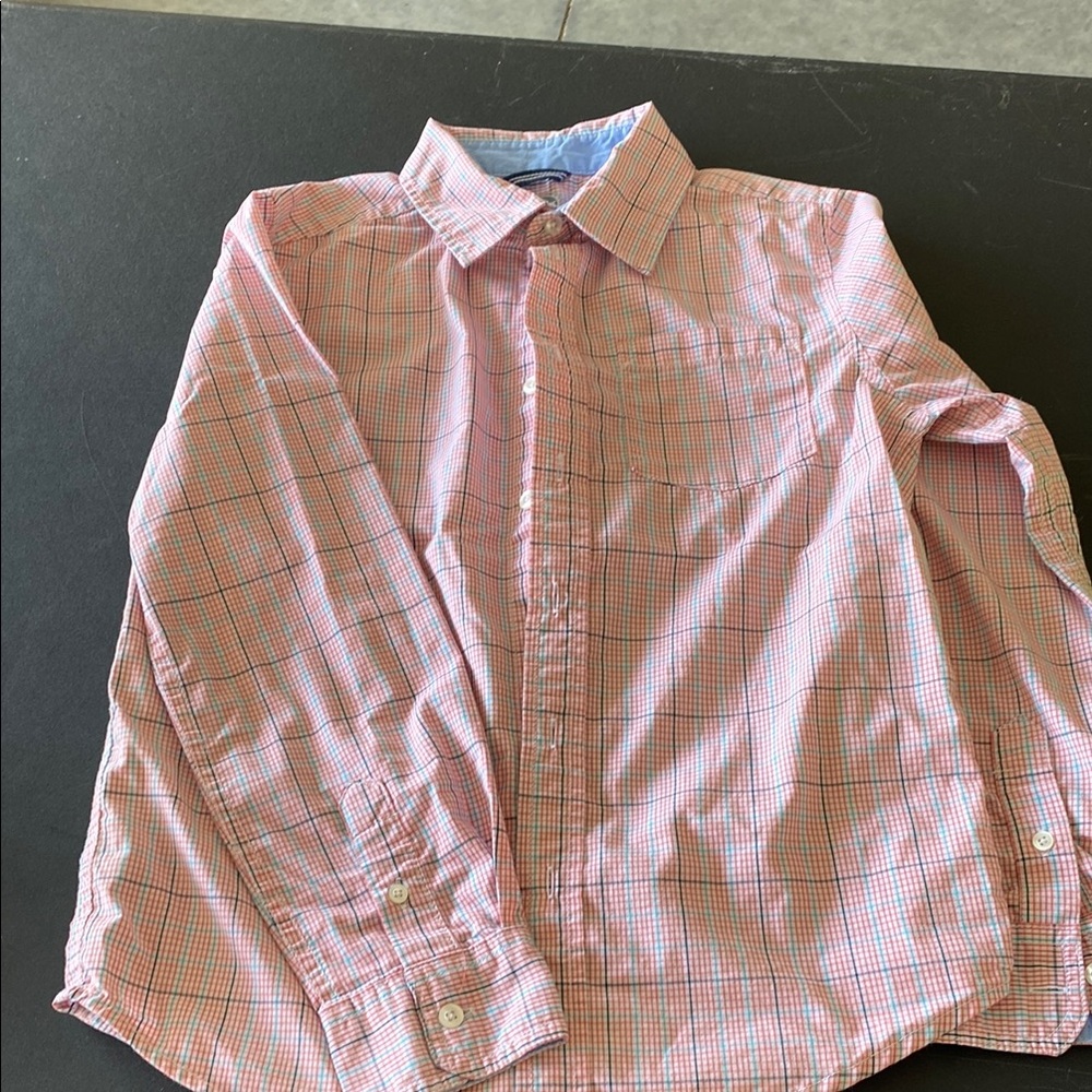 Men's Pink Checkered Shirt
